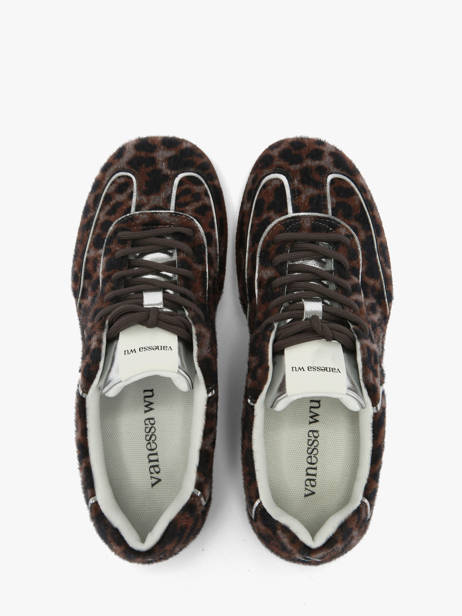 Sneakers Vanessa wu Marron accessoires BK2945AG vue secondaire 3