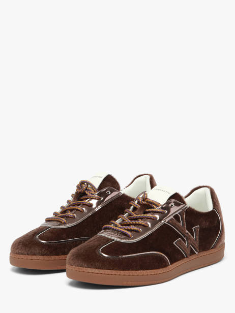 Sneakers Vanessa wu Marron accessoires BK2925CH vue secondaire 1