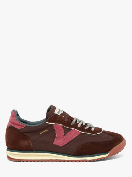 Sneakers En Cuir Victoria Beige accessoires 1158113