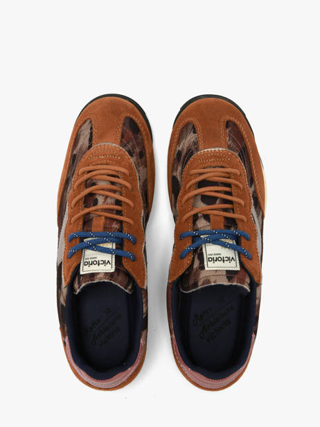 Sneakers En Cuir Victoria Beige accessoires 1158116 vue secondaire 3