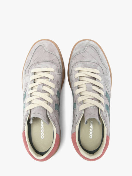 Sneakers En Cuir Coolway Gris accessoires 7693297 vue secondaire 3