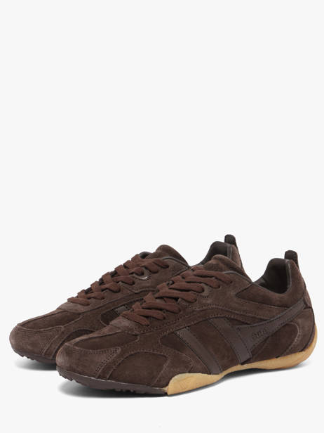 Sneakers En Cuir Gola Marron accessoires CLB938DD vue secondaire 1