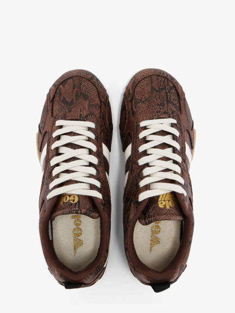 Sneakers Gola Marron accessoires CLB939FW vue secondaire 3