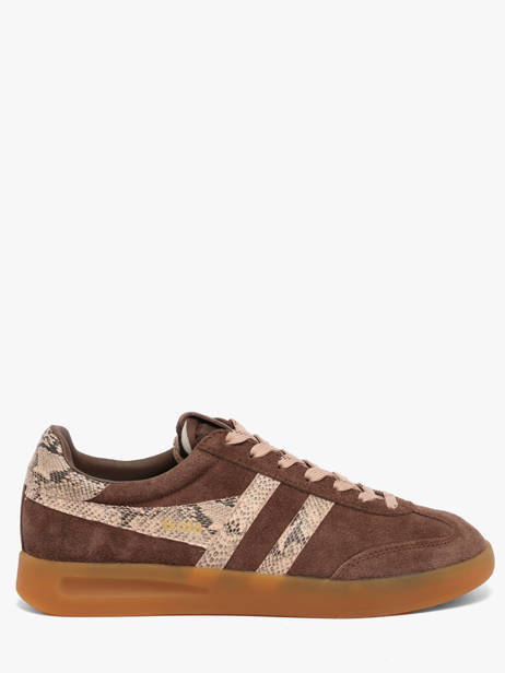Sneakers En Cuir Gola Marron accessoires CLB919CL