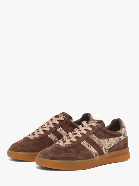 Sneakers En Cuir Gola Marron accessoires CLB919CL vue secondaire 1