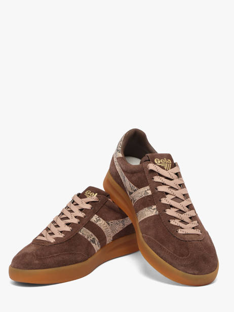 Sneakers En Cuir Gola Marron accessoires CLB919CL vue secondaire 2