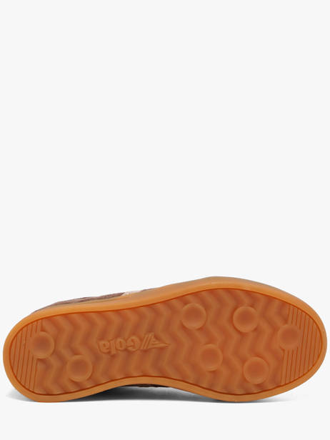 Sneakers En Cuir Gola Marron accessoires CLB919CL vue secondaire 4