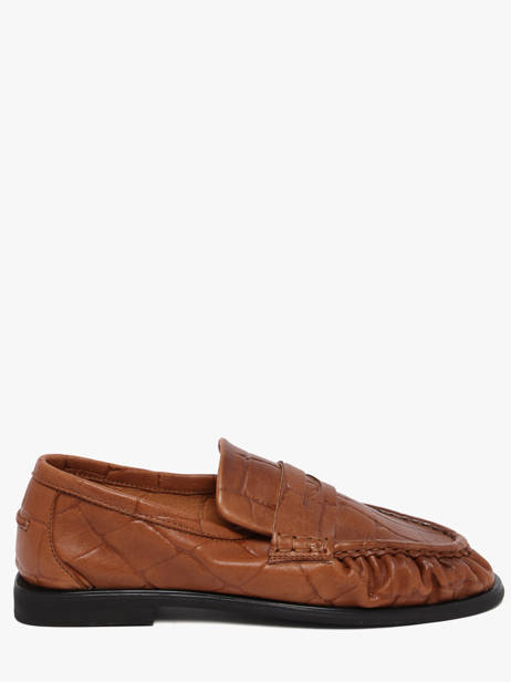 Mocassins Elmira Croco Pavement Marron accessoires 24139052