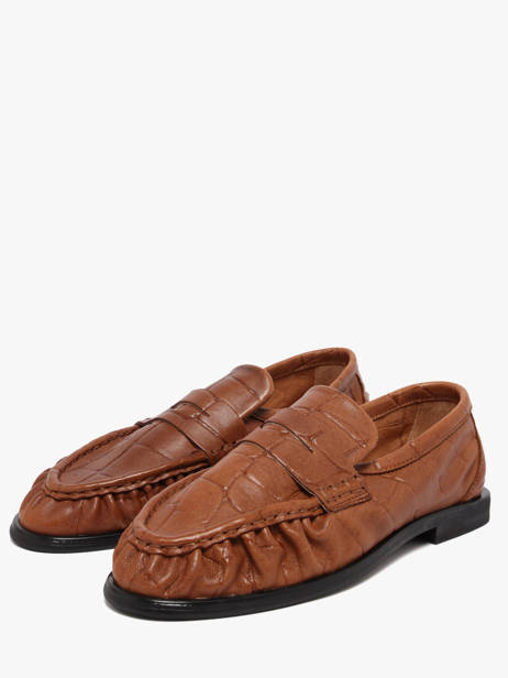 Mocassins Elmira Croco Pavement Marron accessoires 24139052 vue secondaire 1