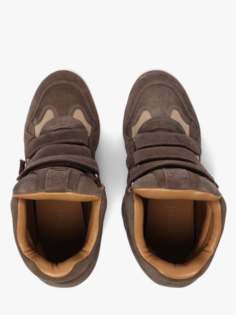 Sneakers Talon Compensé Mavis En Cuir Steve madden Gris accessoires 11005696 vue secondaire 3