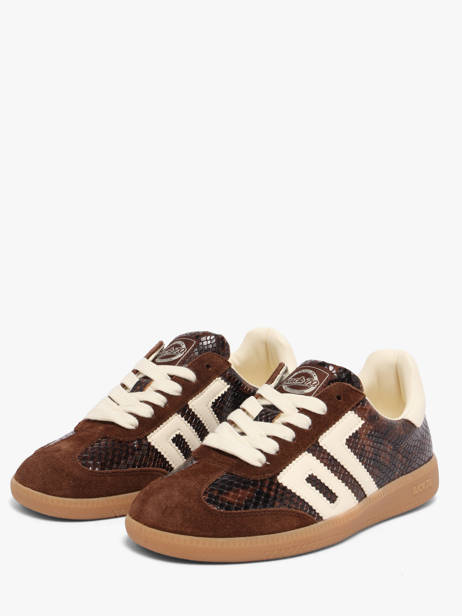 Sneakers Snake En Cuir Back 70 Marron accessoires 239 vue secondaire 1