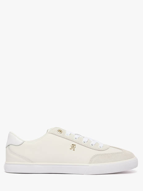 Sneakers En Cuir Tommy hilfiger Blanc accessoires 9391YBL