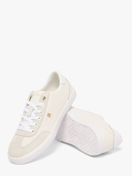 Sneakers En Cuir Tommy hilfiger Blanc accessoires 9391YBL vue secondaire 3