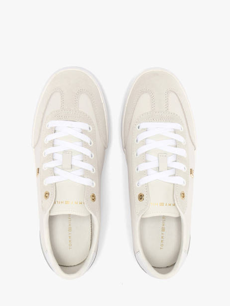 Sneakers En Cuir Tommy hilfiger Blanc accessoires 9391YBL vue secondaire 4