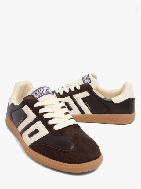 Sneakers Cloud En Cuir Back 70 Marron accessoires 308 vue secondaire 2