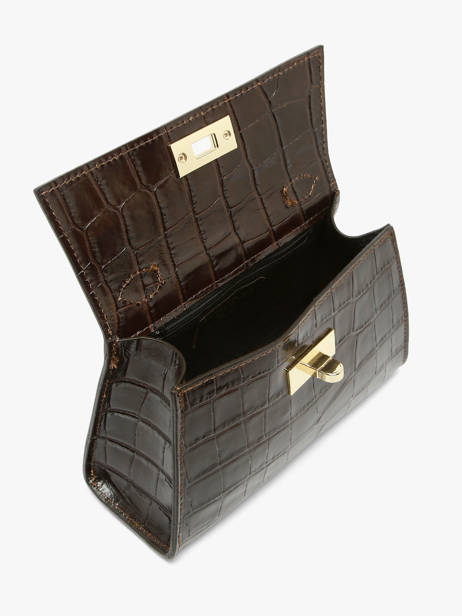 Sac Bandoulière Milano Marron cocco balo CB25116 vue secondaire 3