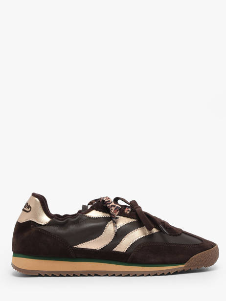 Sneakers Utah En Cuir Mrp star Marron accessoires 21