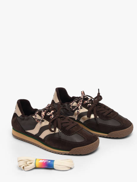 Sneakers Utah En Cuir Mrp star Marron accessoires 21 vue secondaire 1