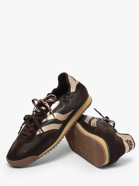 Sneakers Utah En Cuir Mrp star Marron accessoires 21 vue secondaire 2