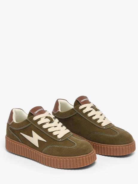 Sneakers Plateforme Vanessa wu Vert accessoires BK2920KK vue secondaire 1