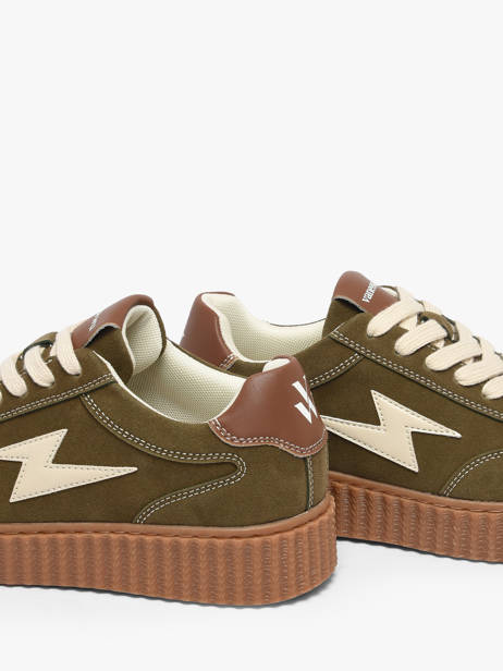 Sneakers Plateforme Vanessa wu Vert accessoires BK2920KK vue secondaire 2