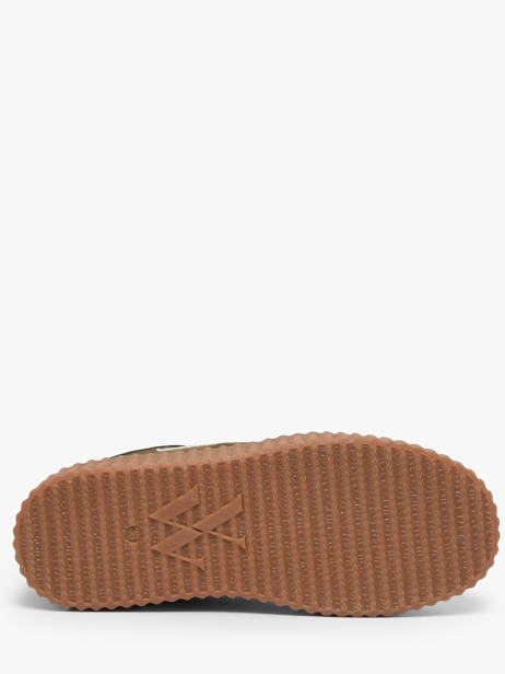 Sneakers Plateforme Vanessa wu Vert accessoires BK2920KK vue secondaire 4