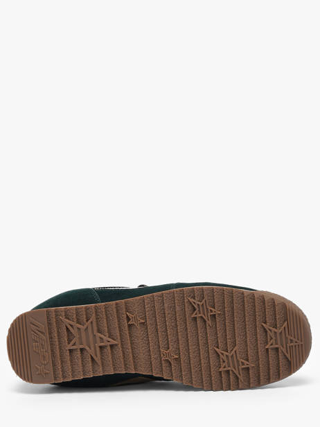 Sneakers Utah En Cuir Mrp star Vert accessoires 23 vue secondaire 4