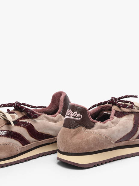 Sneakers Utah En Cuir Mrp star Rose accessoires 4 vue secondaire 2