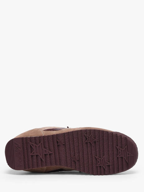 Sneakers Utah En Cuir Mrp star Rose accessoires 4 vue secondaire 4