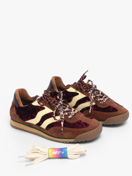 Sneakers Utah En Cuir Mrp star Rouge accessoires 10 vue secondaire 1
