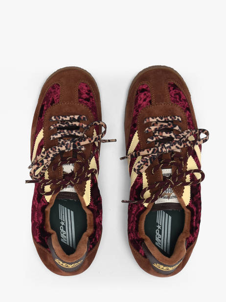 Sneakers Utah En Cuir Mrp star Rouge accessoires 10 vue secondaire 3