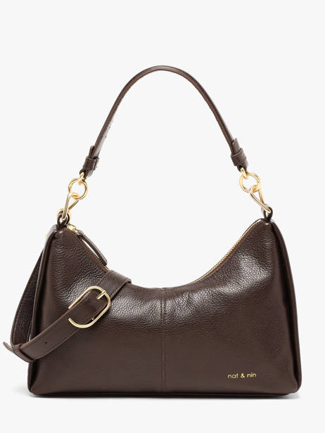 Sac Porté épaule Vintage Cuir Nat et nin Marron vintage REJINA