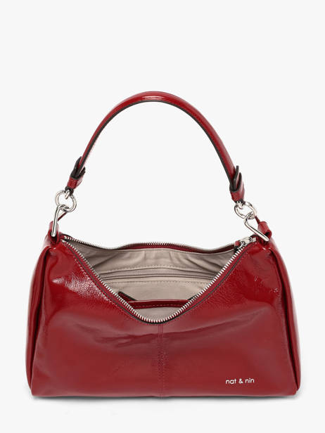 Sac Porté épaule Rejina Cuir Nat et nin Rouge vintage REJINA vue secondaire 3