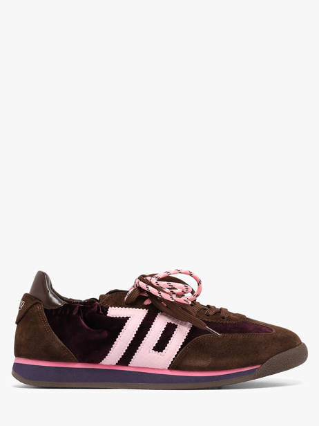 Sneakers Rocket En Cuir Back 70 Marron accessoires 73