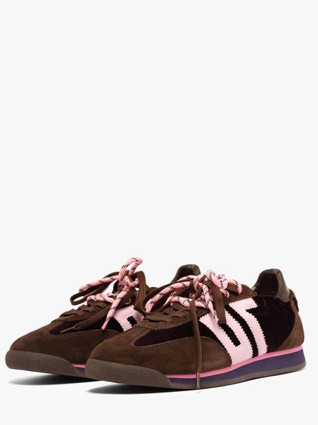 Sneakers Rocket En Cuir Back 70 Marron accessoires 73 vue secondaire 1