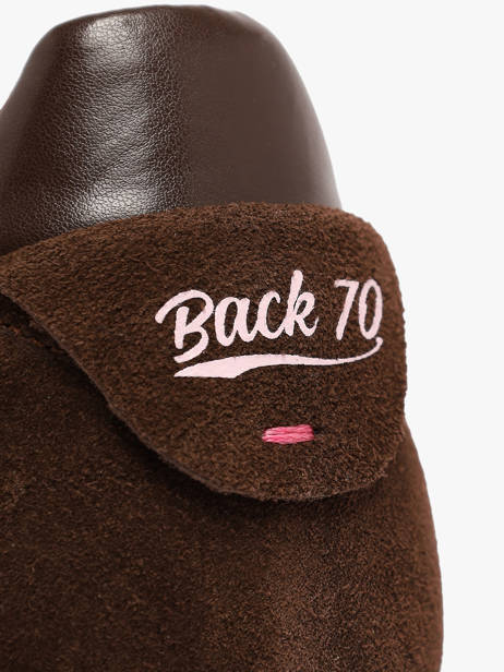Sneakers Rocket En Cuir Back 70 Marron accessoires 73 vue secondaire 2