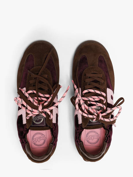 Sneakers Rocket En Cuir Back 70 Marron accessoires 73 vue secondaire 3