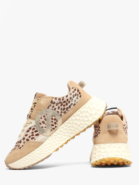 Sneakers Plateforme En Cuir No name Beige accessoires NNVESL04 vue secondaire 2