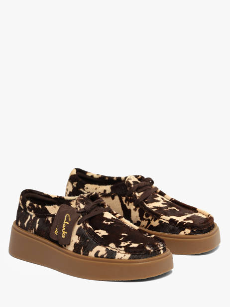 Chaussures Derbies En Cuir Clarks Multicolore accessoires 26329460 vue secondaire 1