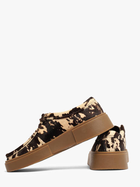 Chaussures Derbies En Cuir Clarks Multicolore accessoires 26329460 vue secondaire 2