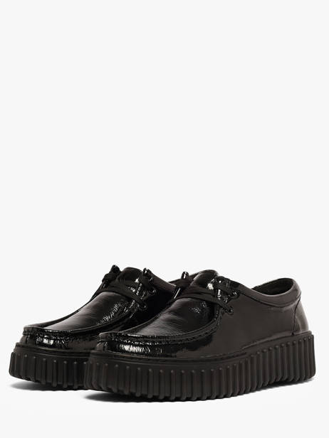 Chaussures Derbies En Cuir Clarks Noir accessoires 26179111 vue secondaire 1