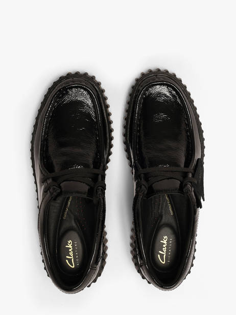 Chaussures Derbies En Cuir Clarks Noir accessoires 26179111 vue secondaire 3