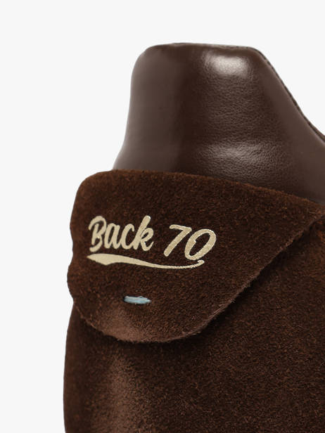 Sneakers Rocket En Cuir Back 70 Marron accessoires 62 vue secondaire 2