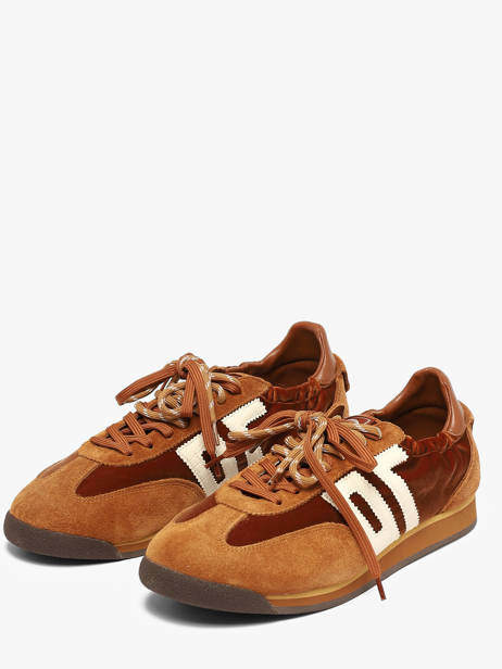 Sneakers Rocket En Cuir Back 70 Marron accessoires 65 vue secondaire 1
