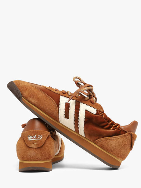 Sneakers Rocket En Cuir Back 70 Marron accessoires 65 vue secondaire 2