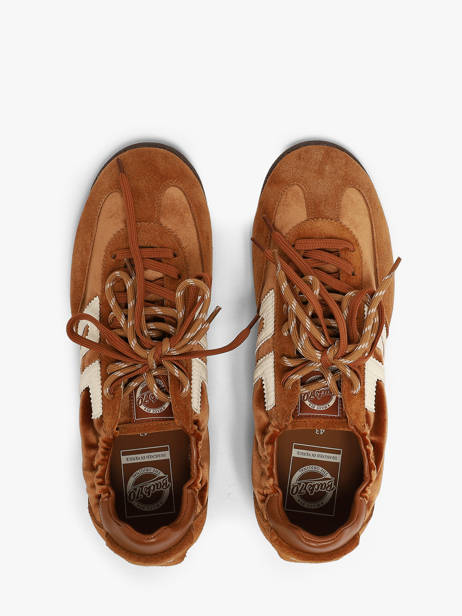 Sneakers Rocket En Cuir Back 70 Marron accessoires 65 vue secondaire 3
