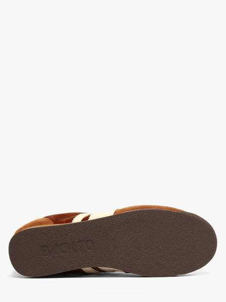 Sneakers Rocket En Cuir Back 70 Marron accessoires 65 vue secondaire 4