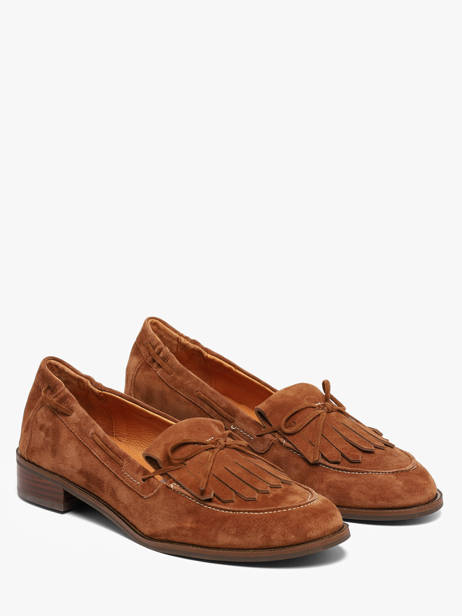 Mocassins En Cuir Mam'zelle Marron accessoires CSIUV28 vue secondaire 1