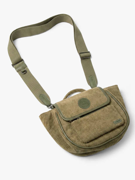 Sac Bandoulière Wanderer Coton Cabaia Vert wanderer CROSSWAN vue secondaire 2