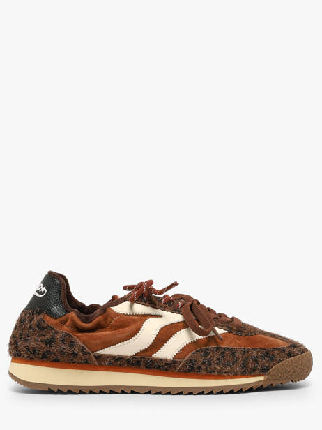 Sneakers Utah En Cuir Mrp star Marron accessoires 3